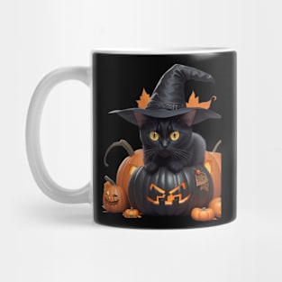 Cat In The Pumpkin Mug